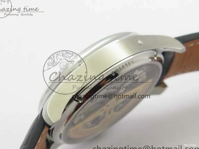 MIROTIME 0216 Portugieser Perpetual Calendar IW503301 V9F 1:1 Best Edition Silver Dial on Black Leather Strap A EyeCatching 7116